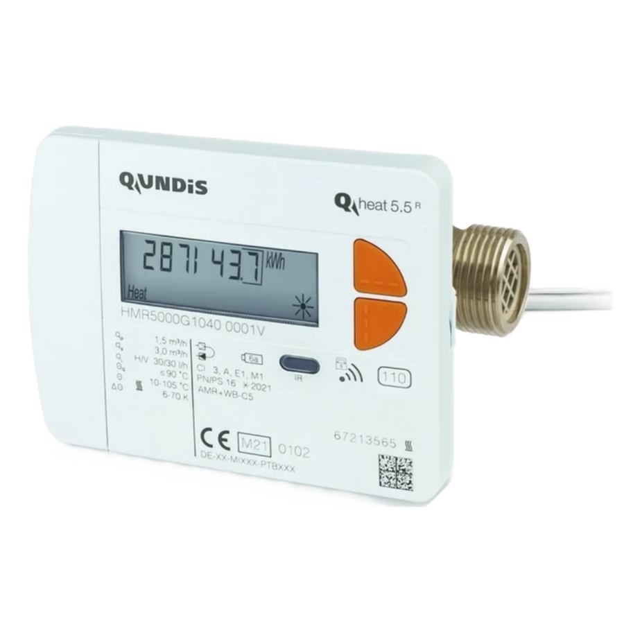 Qundis Q heat 5.5 R - Verschraubungs-Wärmezähler mit Funkauslesung